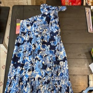 Tori burch one strap bow on the shoulder dress